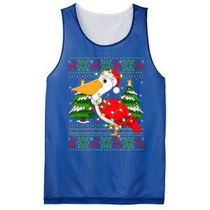 Pelican Bird Xmas Style Ugly Santa Pelican Christmas Great Gift Mesh Reversible Basketball Jersey Tank