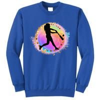 Pink Baseball Y Design Softball Plays Ball Gift Sweatshirt