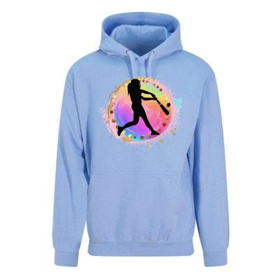 Pink Baseball Y Design Softball Plays Ball Gift Unisex Surf Hoodie