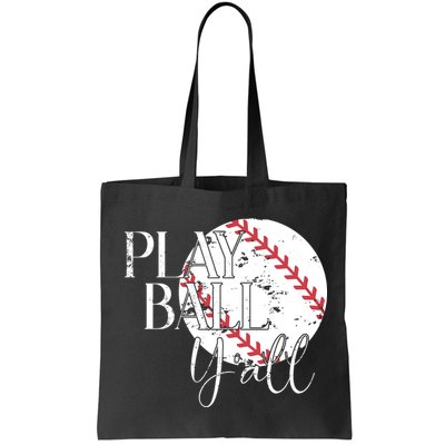Play Ball Yall Baseball Sport Lover Bag