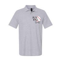 Play Ball Yall Baseball Sport Lover Softstyle Adult Sport Polo