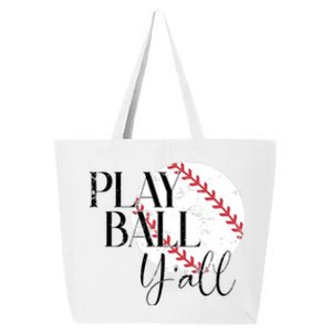 Play Ball Yall Baseball Sport Lover 25L Jumbo Tote