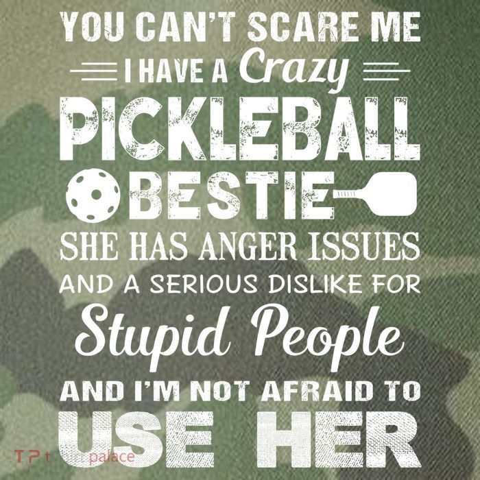 PICKLEBALL Bestie You Can’t Scare Me Legacy Tie Dye Trucker Hat