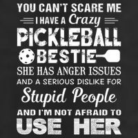 PICKLEBALL Bestie You Can’t Scare Me 15oz Campfire Ceramic Mug