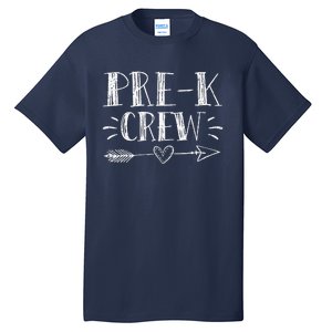 PreK Crew 1st Day Of School PreK Teacher Team Tall T-Shirt