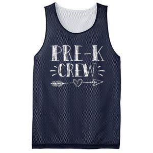 PreK Crew 1st Day Of School PreK Teacher Team Mesh Reversible Basketball Jersey Tank