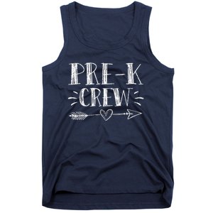 PreK Crew 1st Day Of School PreK Teacher Team Tank Top