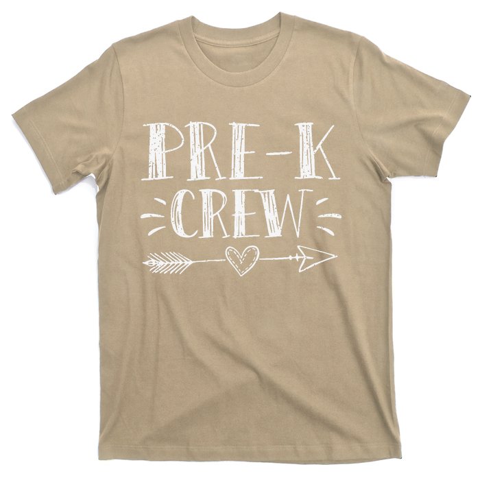 PreK Crew 1st Day Of School PreK Teacher Team T-Shirt