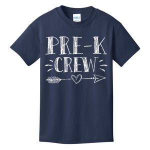 Prek Crew 1st Day Of School Prek Teacher Team Kids T-Shirt