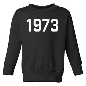 Pro Choice 1973 Womens Rights Feminism Roe Wade Toddler Sweatshirt