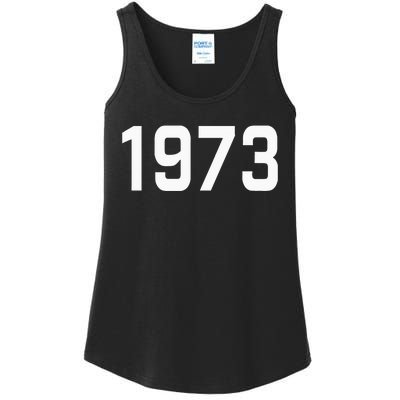 Pro Choice 1973 Womens Rights Feminism Roe Wade Ladies Essential Tank