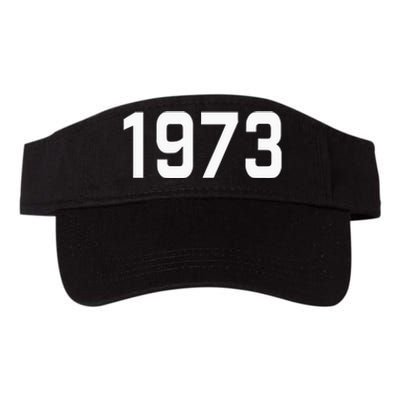 Pro Choice 1973 Womens Rights Feminism Roe Wade Valucap Bio-Washed Visor