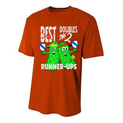 Pickleball Champs 2nd Place Doubles Funny Cute Gift Performance Sprint T-Shirt