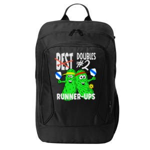 Pickleball Champs 2nd Place Doubles Funny Cute Gift City Backpack