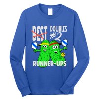 Pickleball Champs 2nd Place Doubles Funny Cute Gift Long Sleeve Shirt