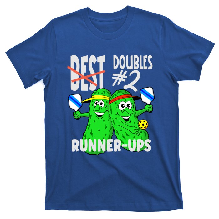 Pickleball Champs 2nd Place Doubles Funny Cute Gift T-Shirt