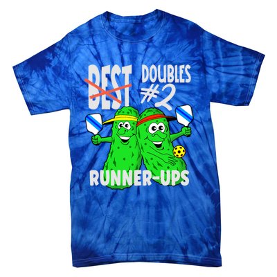 Pickleball Champs 2nd Place Doubles Funny Cute Gift Tie-Dye T-Shirt