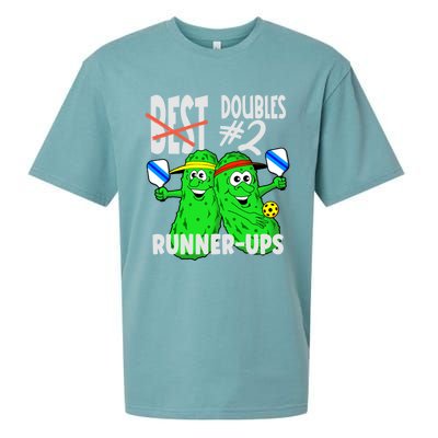 Pickleball Champs 2nd Place Doubles Funny Cute Gift Sueded Cloud Jersey T-Shirt