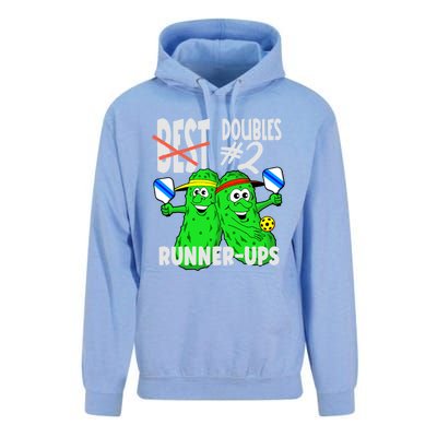 Pickleball Champs 2nd Place Doubles Funny Cute Gift Unisex Surf Hoodie