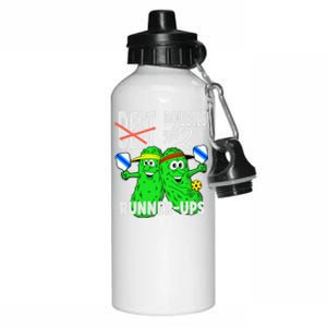 Pickleball Champs 2nd Place Doubles Funny Cute Gift Aluminum Water Bottle