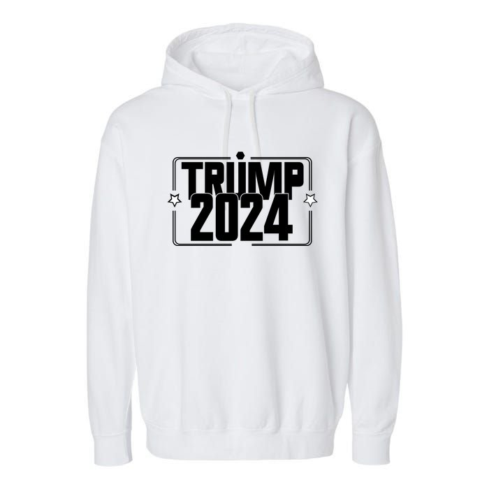 Political Campaign 2024 Slogan Garment-Dyed Fleece Hoodie