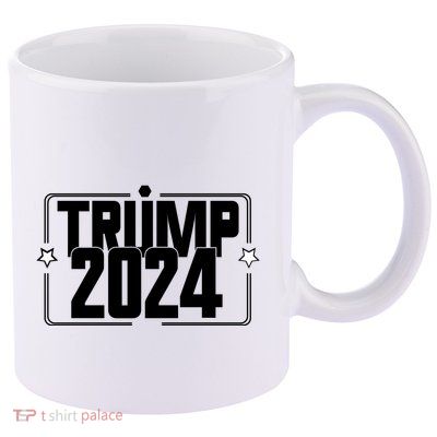 Political Campaign 2024 Slogan 11oz C Handle Ceramic Mug