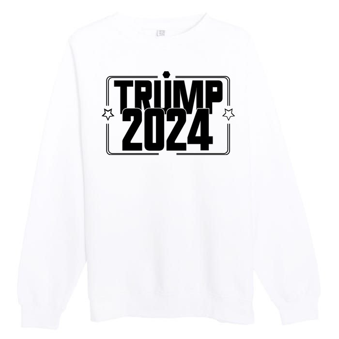 Political Campaign 2024 Slogan Premium Crewneck Sweatshirt