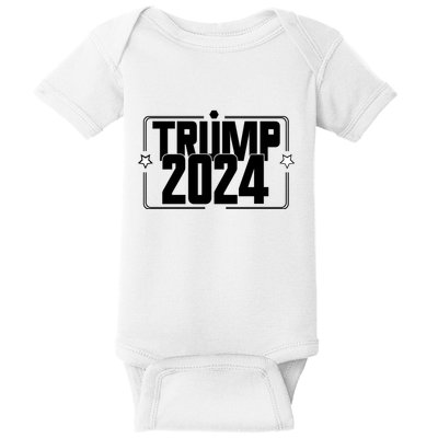 Political Campaign 2024 Slogan Baby Bodysuit