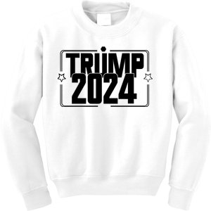 Political Campaign 2024 Slogan Kids Sweatshirt