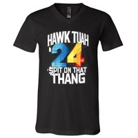 Presidential Candidate 2024 Hawk Tush Spit On That Thing Gift V-Neck T-Shirt