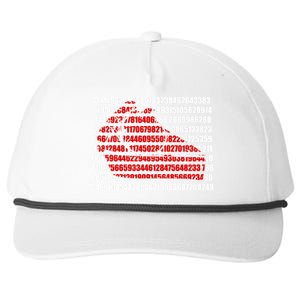 Pi Cake 3 14 Number Symbol For Math Teacher Great Gift Snapback Five-Panel Rope Hat