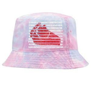 Pi Cake 3 14 Number Symbol For Math Teacher Great Gift Tie-Dyed Bucket Hat