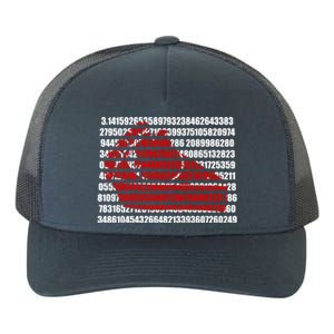 Pi Cake 3 14 Number Symbol For Math Teacher Great Gift Yupoong Adult 5-Panel Trucker Hat