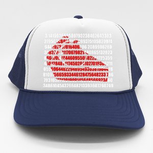 Pi Cake 3 14 Number Symbol For Math Teacher Great Gift Trucker Hat