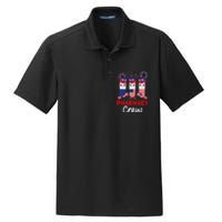 Pharmacy Crew 4th Of July Cute Pills American Patriotic Dry Zone Grid Polo