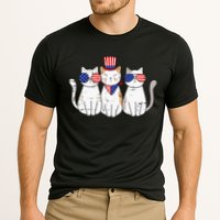 Patriotic Cat 4th Of July Funny Kitten Cat Lover Pet Owner Cooling Performance Crew T-Shirt