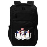 Patriotic Cat 4th Of July Funny Kitten Cat Lover Pet Owner Impact Tech Backpack