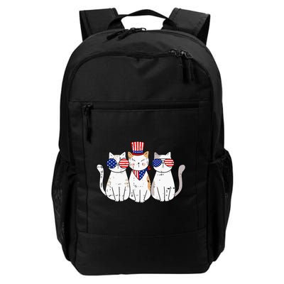 Patriotic Cat 4th Of July Funny Kitten Cat Lover Pet Owner Backpack