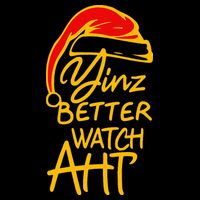 Pittsburgh Christmas 412 Yinzer Santa Yinz Better Watch Aht City Backpack