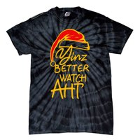 Pittsburgh Christmas 412 Yinzer Santa Yinz Better Watch Aht Tie-Dye T-Shirt