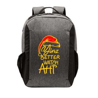 Pittsburgh Christmas 412 Yinzer Santa Yinz Better Watch Aht Funny Gift Vector Backpack