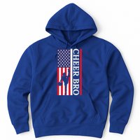 Patriotic Cheerleader 4th Of July American Flag Cheer Bro Gift Hoodie