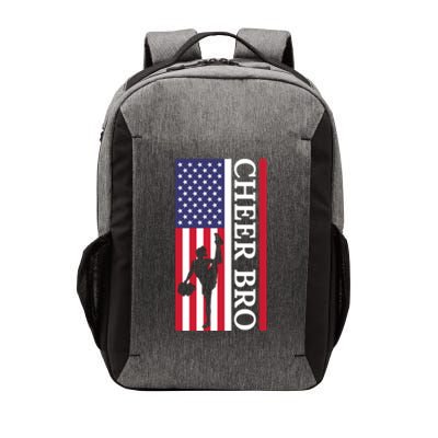 Patriotic Cheerleader 4th Of July American Flag Cheer Bro Gift Vector Backpack