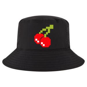 Pixel Cherries 80s Video Game Halloween Costume Cool Comfort Performance Bucket Hat