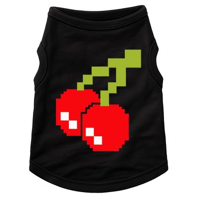 Pixel Cherries 80s Video Game Halloween Costume Doggie Tank