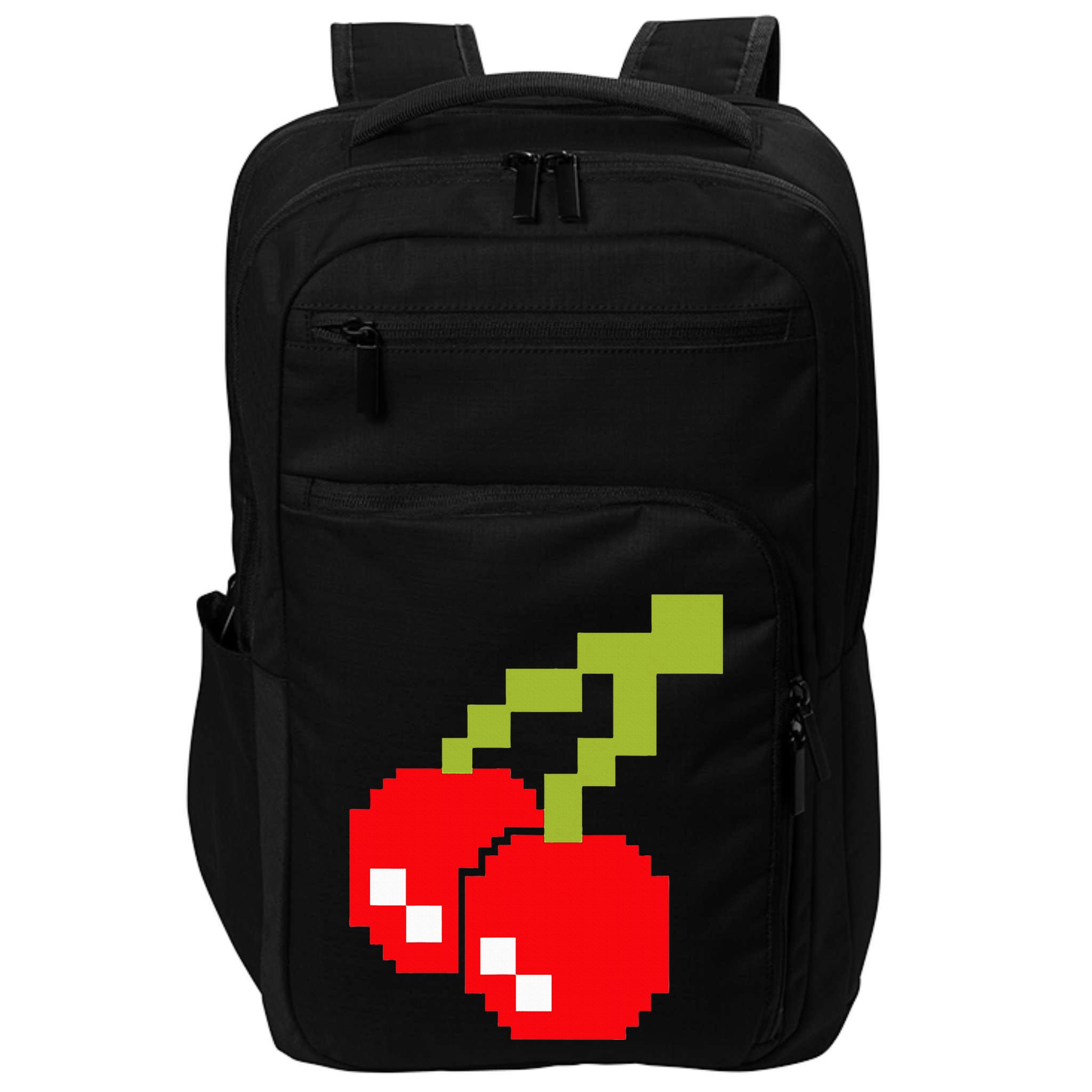 Pixel Cherries 80s Video Game Halloween Costume Impact Tech Backpack