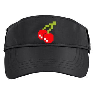 Pixel Cherries 80s Video Game Halloween Costume Adult Drive Performance Visor