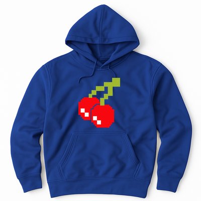 Pixel Cherries 80s Video Game Halloween Costume Hoodie