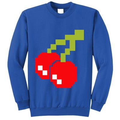 Pixel Cherries 80s Video Game Halloween Costume Sweatshirt