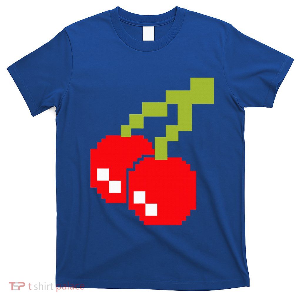 Pixel Cherries 80s Video Game Halloween Costume T-Shirt